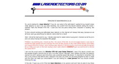 Desktop Screenshot of laserdetectors.co.za